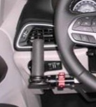 Brake and gas AT lever. Pic edited from "Mobility Express" store website.